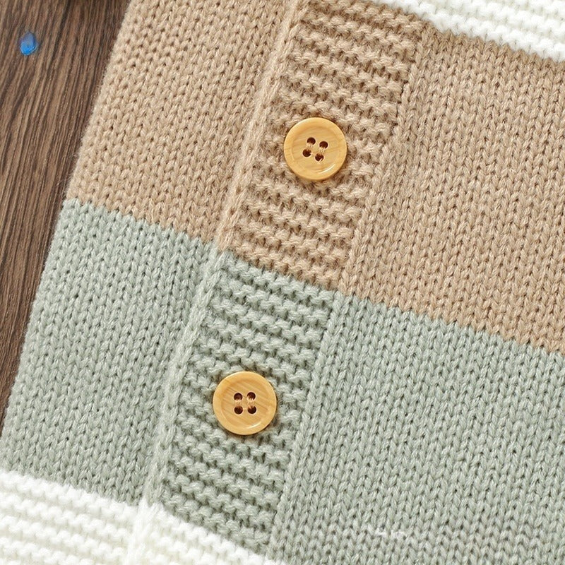 SnugOnes Knitted Cozy Stripes Romper™